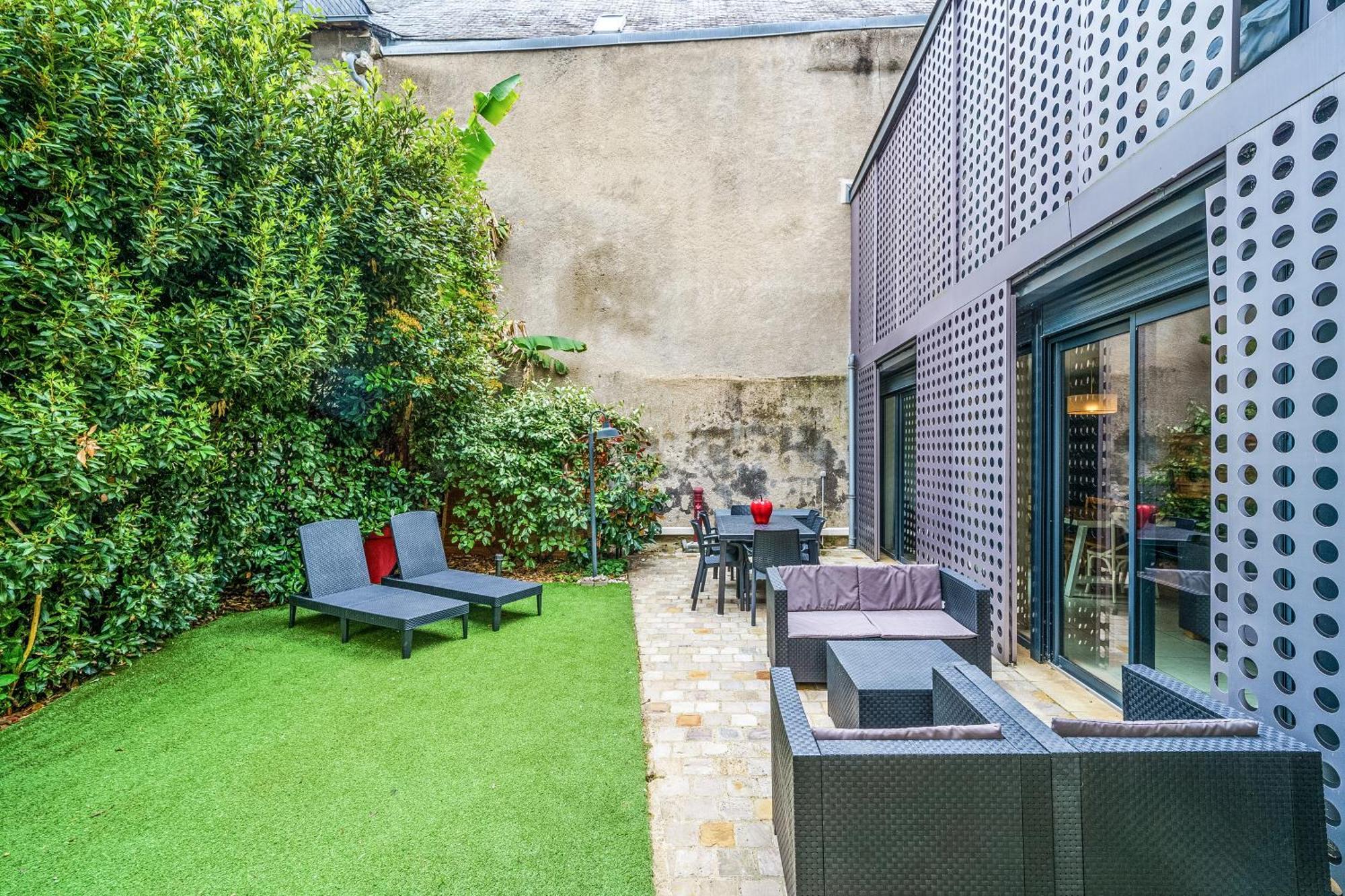 Maison D'Architecte Centre Tours Jardin, Climatisation, Parking 5 P Bagian luar foto